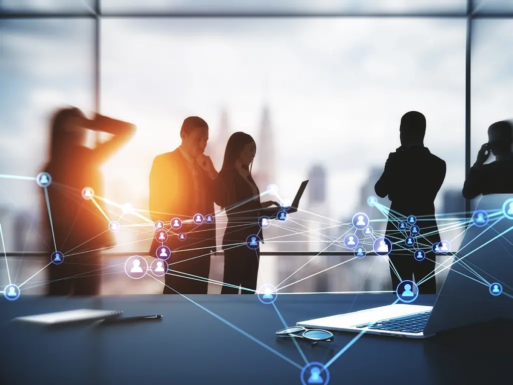 Professionell WiFi‑lösning och nätverksinstallation som visar stabilt företagsnätverk med optimerad täckning, hög prestanda och säker trådlös uppkoppling för moderna arbetsplatser.