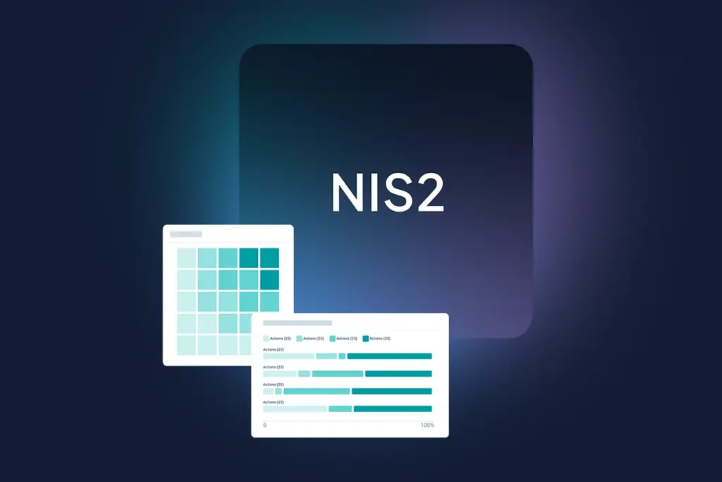 Cybersäkerhet och NIS2‑efterlevnad som symboliserar EU:s krav på riskhantering, incidentrapportering och stärkt digital säkerhet för företag och organisationer.